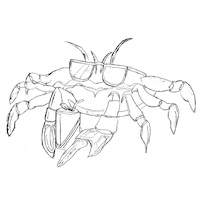 Cool crab.